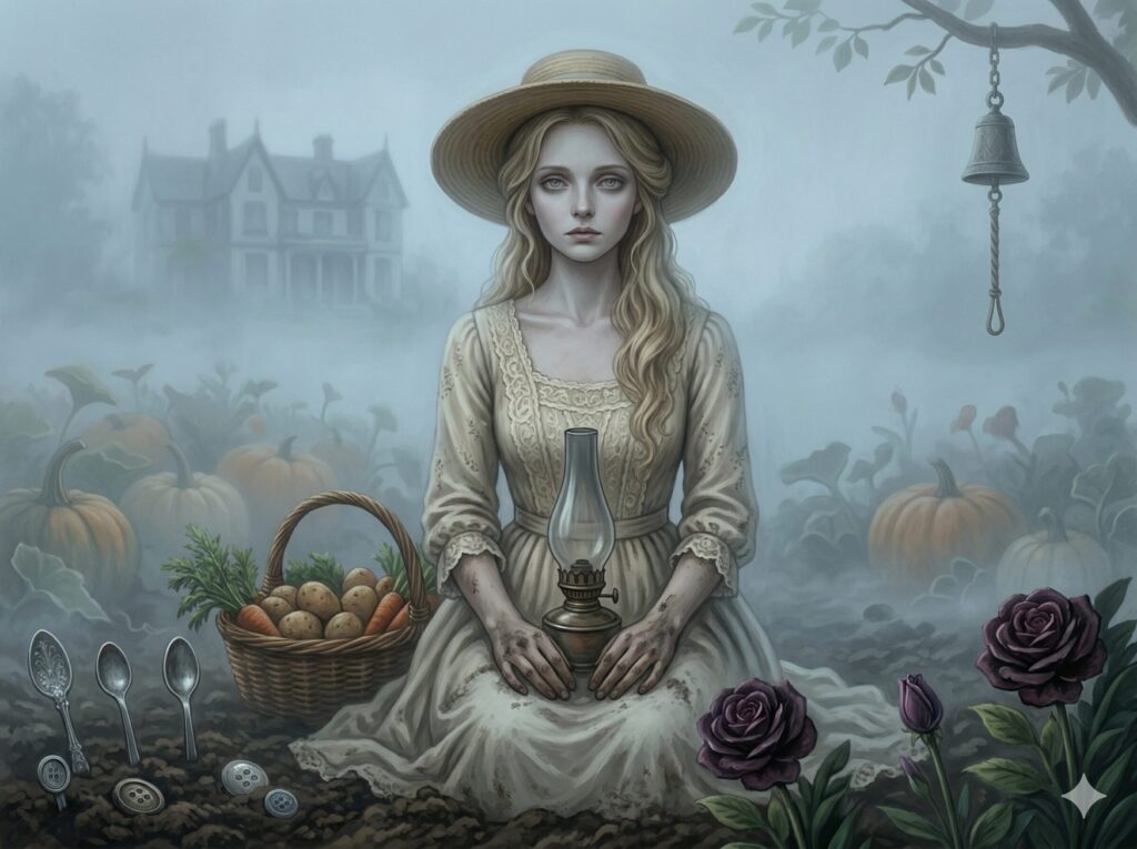 ずっとお城で暮らしてる。登場人物のコンスタンスのイメージイラスト