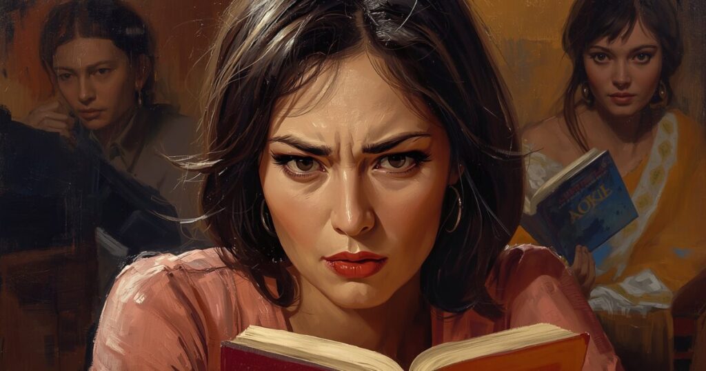 無料や格安の読書会を装い、高額な情報商材やセミナーへの勧誘を行うイメージ